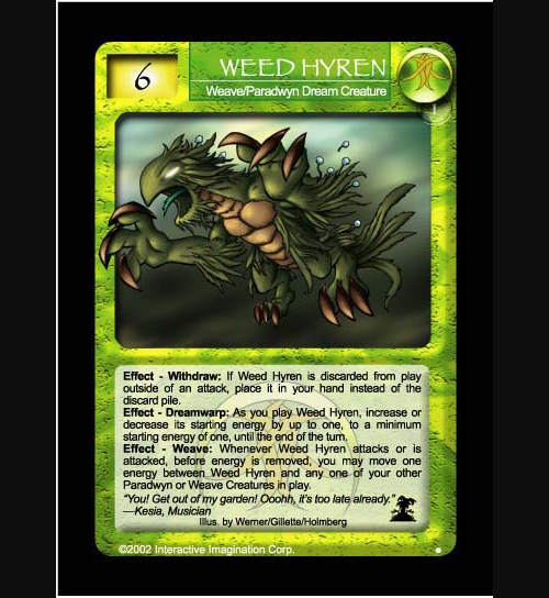 Weed Hyren - Weave - Foil